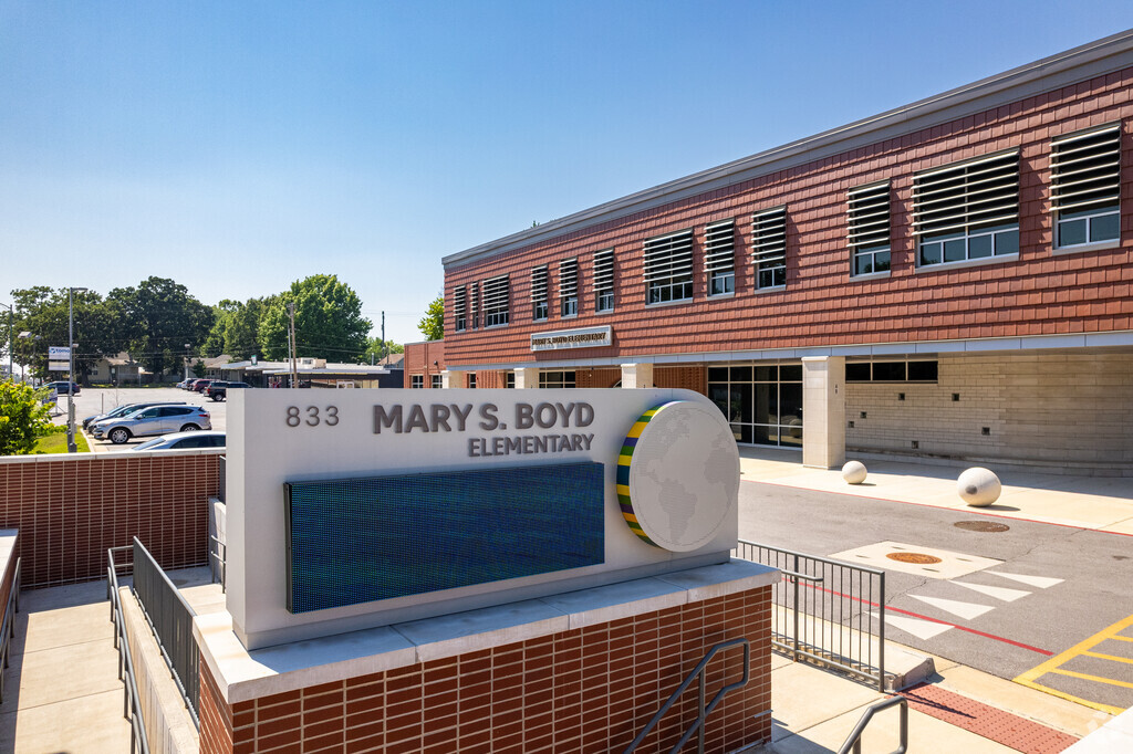 Boyd Elementary School first opened in 1908 and relocated to it's existing location in 2021.