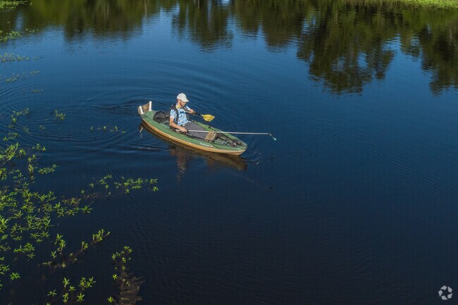 The Second Mill Pond is a favorite spot for fishermen in Millwood.
