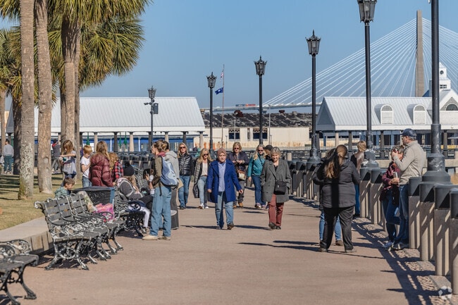 Joey Riley Waterfront Park in the French Quarter has great walking paths.