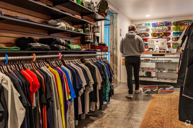 Studio Skate Supply is an action sports retail store specializing in skateboarding apparel.