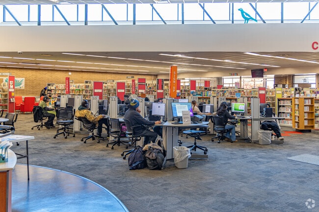 Use one of the many computers the South Oaks Public Library offers to everyone at South Oaks