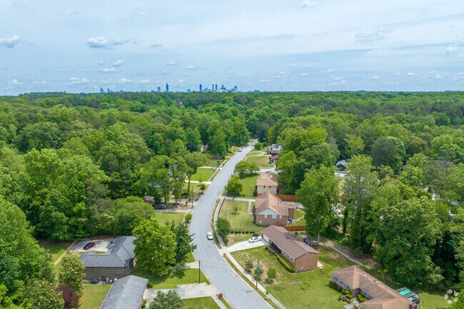 Peyton Forest is a quiet suburban neighborhood about 7 miles southwest of Downtown Atlanta.