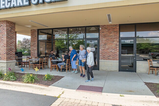 Steve Buresh’s Cheesecake Store has various flavors served in a mason jar.