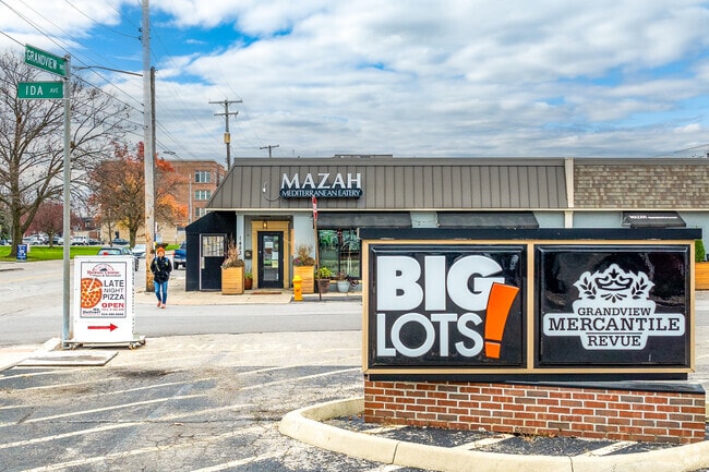 Grandview Avenue hosts local dining and shops within walking distance of homes.