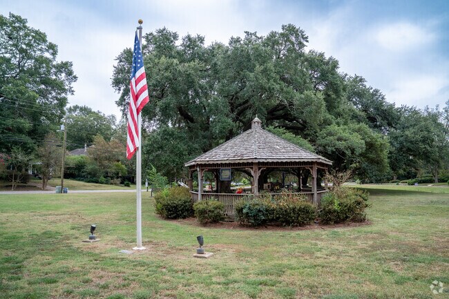 Enjoy the gazebo at Cloverdale Park in Cloverdale-Idlewild in Montgomery, Alabama.