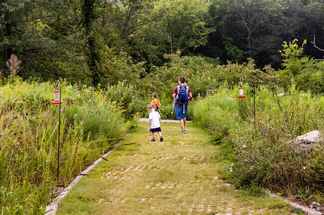Take the kids for a walk thought the garden at G. Owens Nature Park.