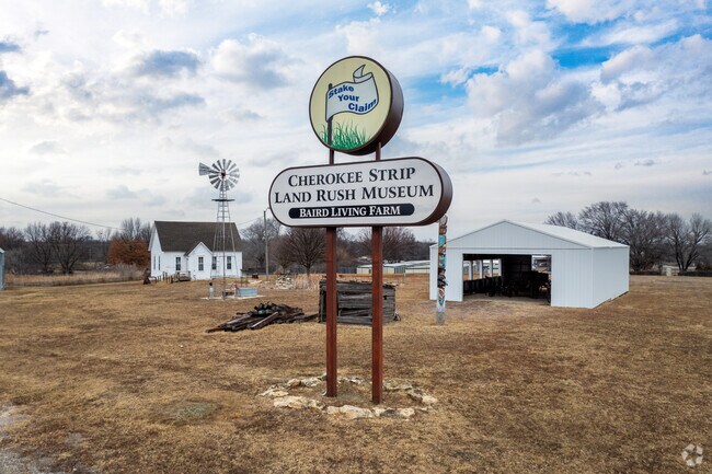 The Cherokee Strip Land Rush Museum has several different attractions to enjoy.