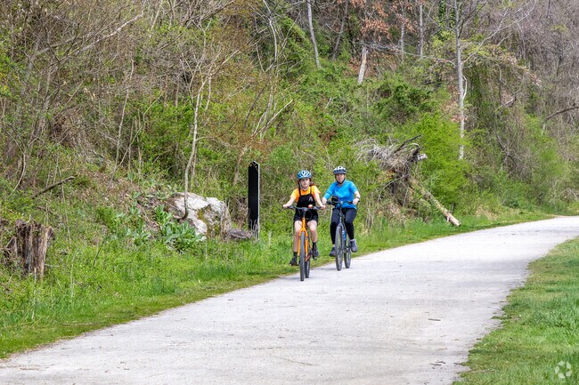 Paper Mill Flats and NCR Trail is a popular destination for Cockeysville families.