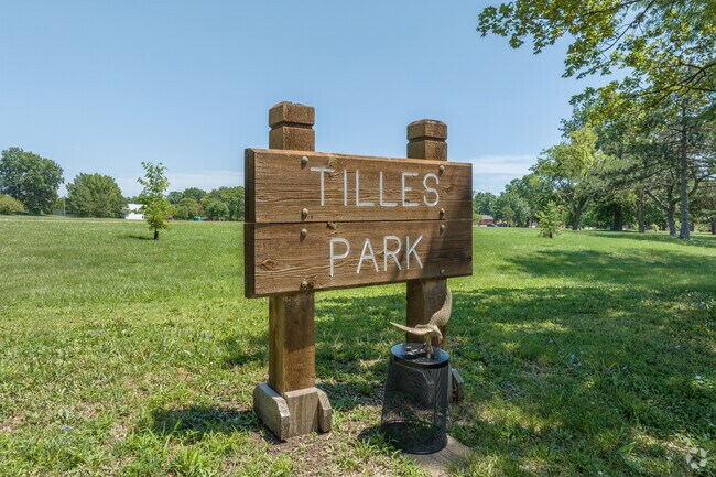 In 1932, C.A. Tilles donated his farm to the city of St. Louis to be used as a public park.