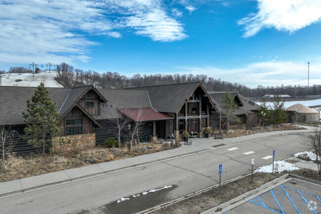 Detroit Mountain Recreation Area offers skiing and sledding in the winter as well as bike trails in the summer.