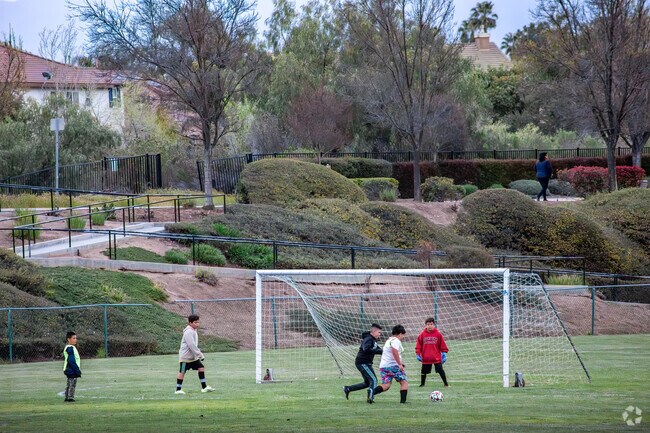 Kids practice their soccer skills at Sheffield Park in Winchester.