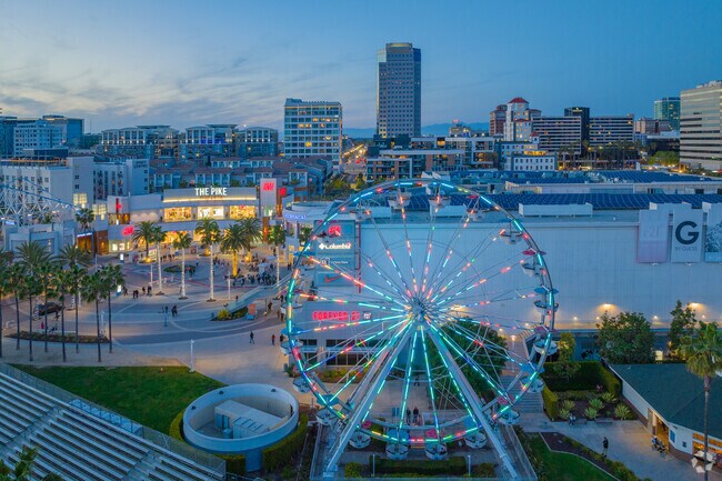 The Pike, has premier shopping, entertainment, and a Ferris wheel in Downtown Long Beach.