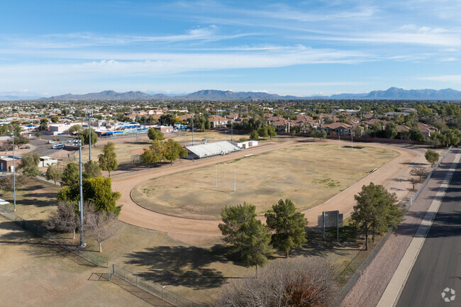 Mesa's Franklin Junior High includes multiple athletic fields.