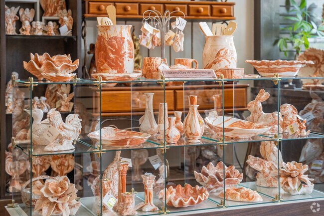 Near forest Park at Carl’s Clays, you can buy locally made items for about $75.