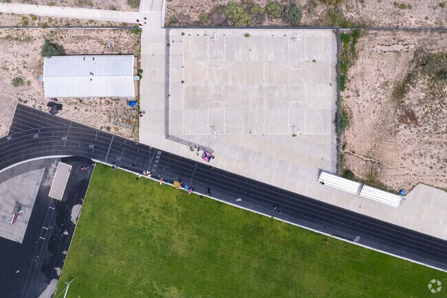 Carlos F. Vigil Middle School basketball court
