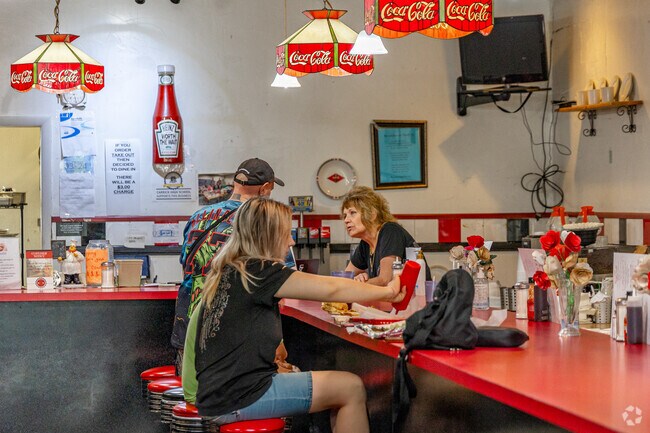 Breakfast at Shelly's is a local diner known for their great breakfast and friendly staff.