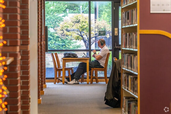 Discover a welcoming space for reading and community engagement at the Albuquerque Public Library near Summit Park.