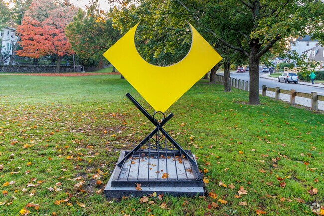 Artists have their work displayed in University Park.