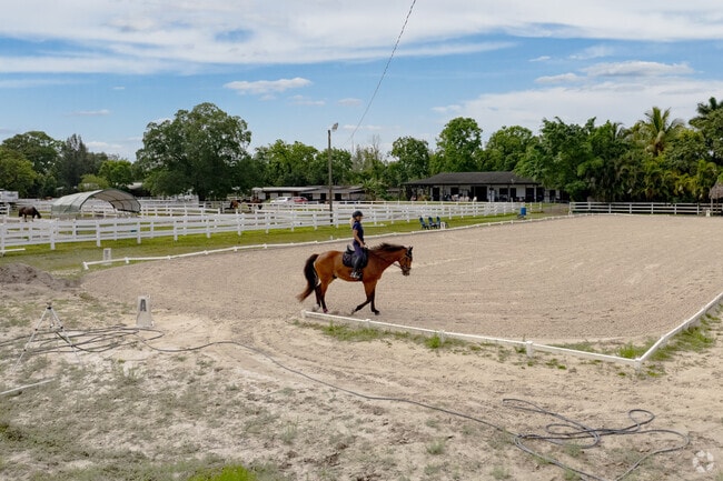 The Hawke's Bluff neighborhood is an equestrian-friendly community.