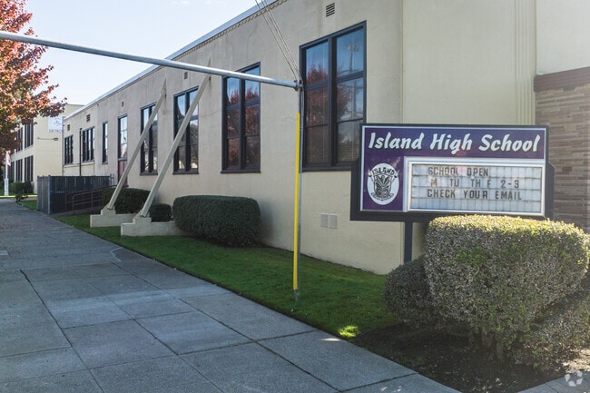 Island High School is a continuation school in Alameda.