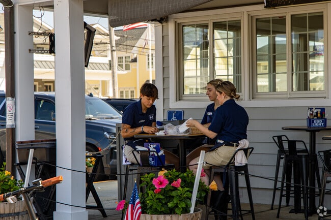 The Crab’s Claw Inn is one of the few restaurants to stay open year-round.