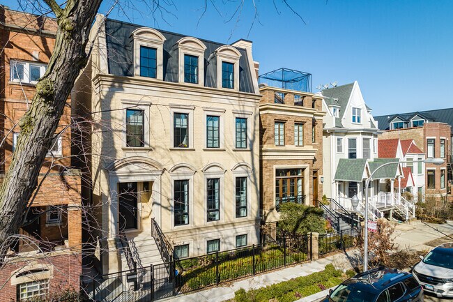A French provincial home in the Wrigleyville neighborhood.