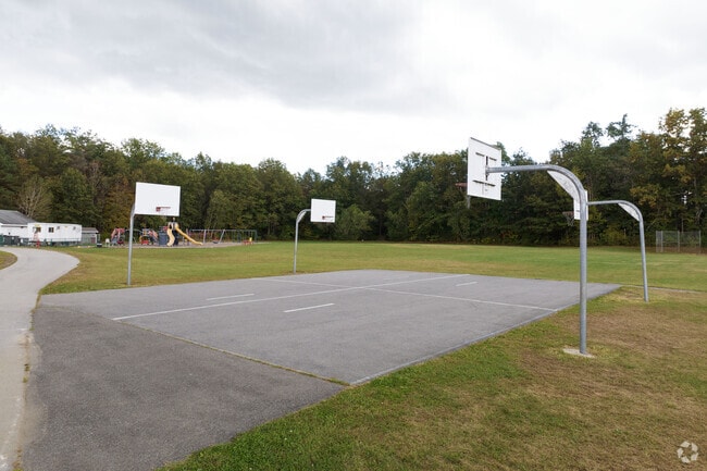 The basketball courts at Dorthy Nolan Elementary School.