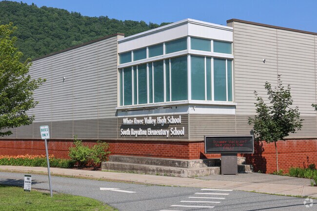 White River Valley High School is located in the center of the town of Royalton.