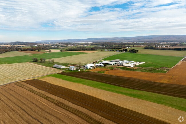 Farmland stretches across Greene’s rural landscape.