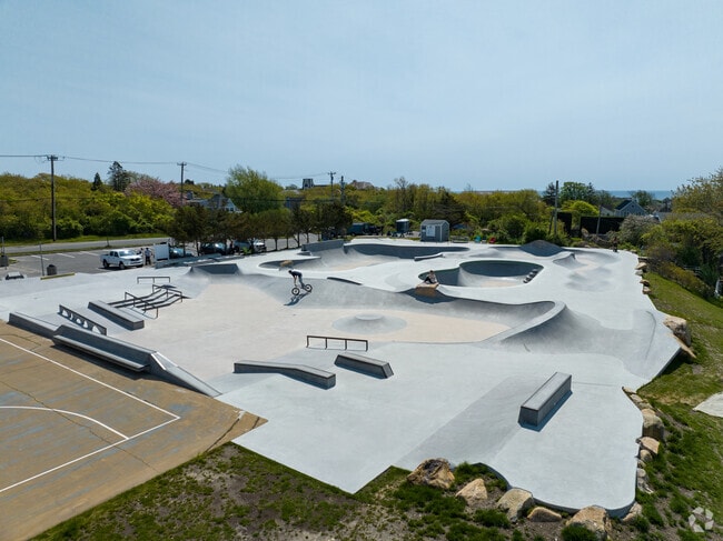 Montauk's newly renovated skate park is a welcome feature of this beach town.