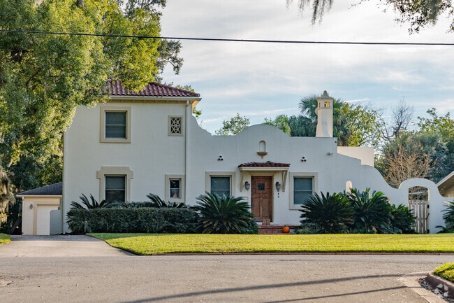 Mediterranean and Spanish Revival-style homes can be found in the Miramar area.