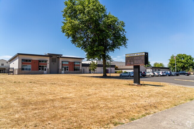 Harrisburg High School is a public high school serving grades 9-12 in Harrisburg, Oregon.