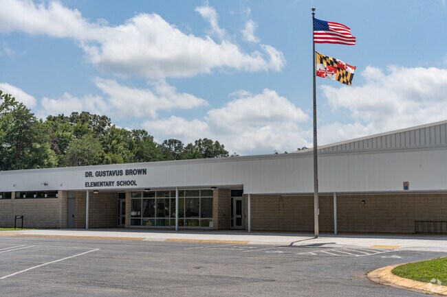 Dr. Gustavus Brown Elementary School building in St. Charles.