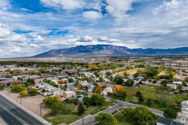 North Valley is a small rural city with about 11,000 people in the heart of New Mexico, featuring large homes with vast lots of land for farms or gardens.