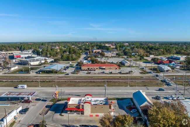 The railroad that Magnolia was built around still crosses through the heart of the city.