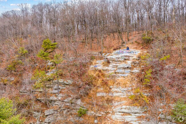 Look over Bethel Township atop the Appalachian Mountains from Kimmel Lookout.