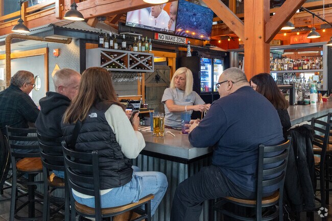 Locals gather for lunch at StockHouse near North Gorham.