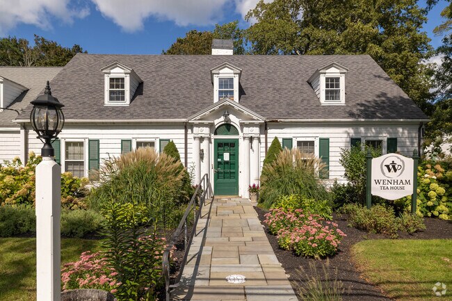 The Wenham Tea House is a great spot to stop for a relaxing lunch.