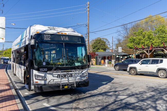 Several MARTA bus lines run through Candler Park.