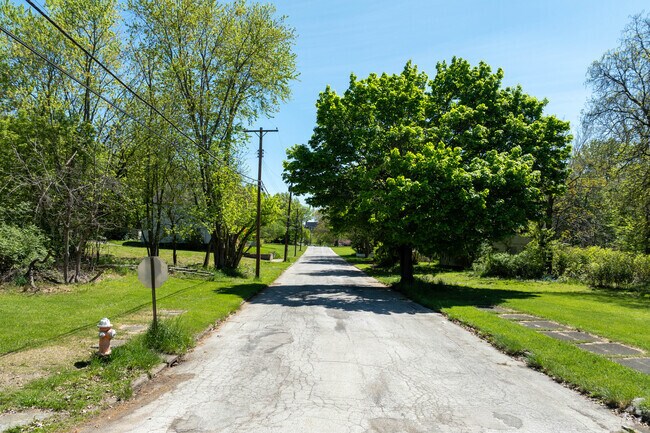 Empty lots where homes have been removed are common.