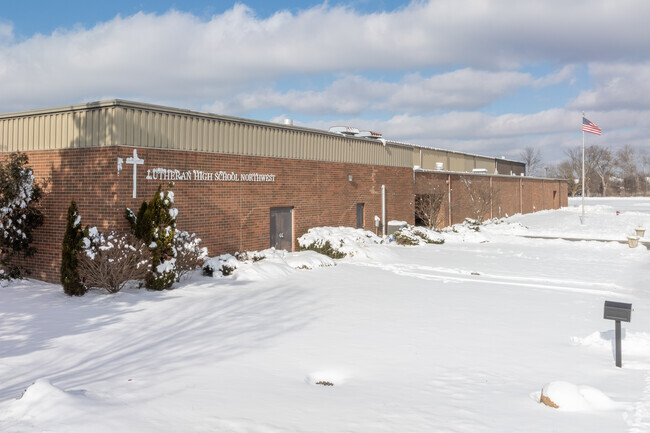 Lutheran High School Northwest entrance.