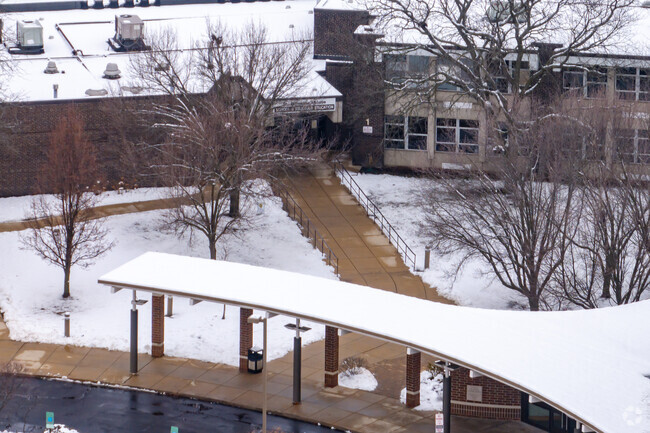 Entrance to St James The Apostle School.