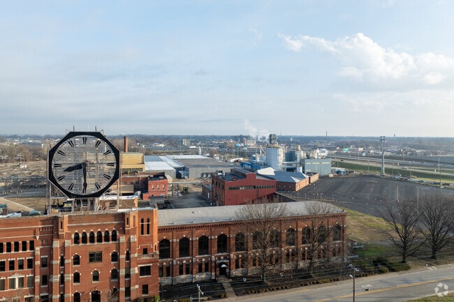 The city of Clarksville is located across the Ohio River from Louisville, Kentucky.