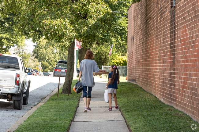 Enjoying a peaceful stroll back home in Baltimore’s Morrell Park neighborhood.