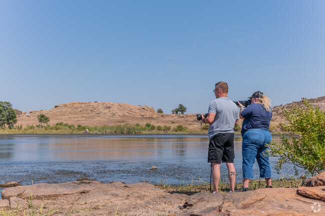 Locals can easily enjoy the nature at Crater Lake near Almor West.