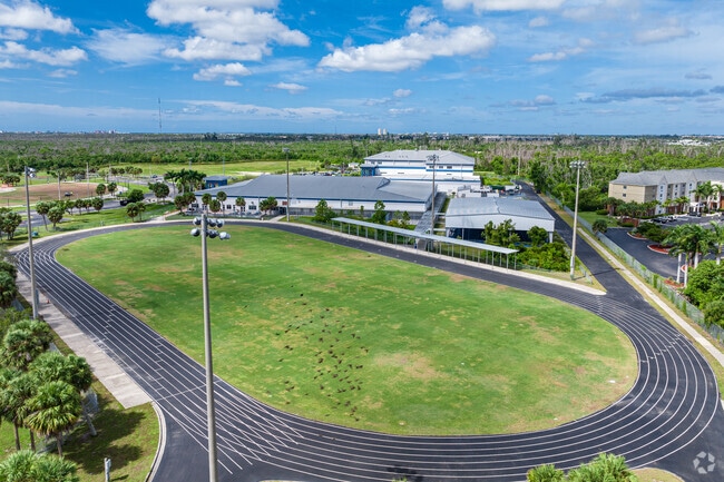 Lexington Middle School is located adjacent to Wa-Ke Hatchee Park in Crown Colony.