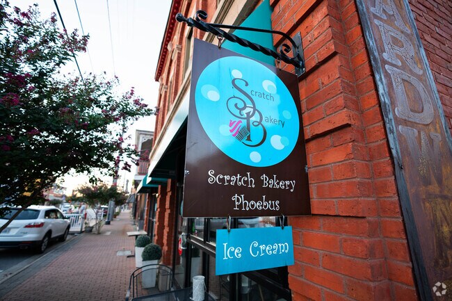 Stop by Scratch Baker in Phoebus to grab one of their signature Oversized Wedding Cupcakes.