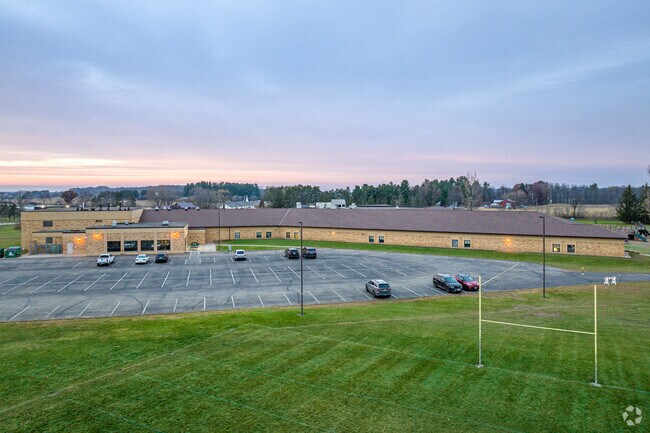 there is a second parking lot in back of Tiffany Creek Elementary.