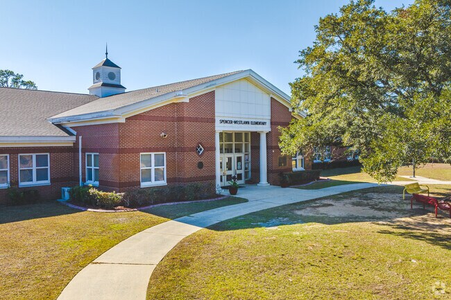 Spencer-Westlawn Elementary School-main entrance