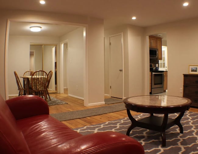 Hardwood floors throughout the first floor